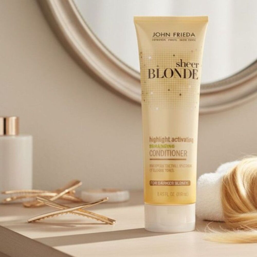 JOHN FRIEDA SHEER BLONDE CONDITIONER HIGHLIGHT ACTIVATING DARKER BLONDES 8.45oz